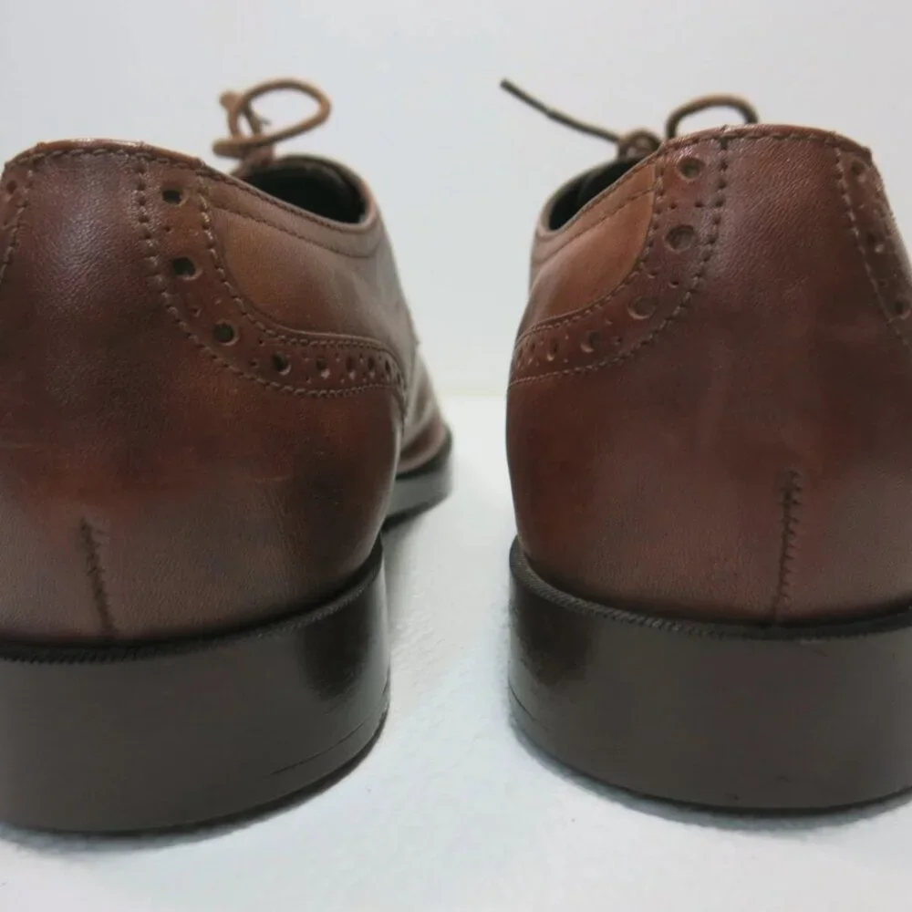 Cole Haan Oil Tanned Leather Cap Toe Dress Footwear Oxfords Men's Shoes 8.5 M